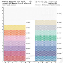 dernière conception 40 polyester 60 tissu de chemise de tissu de coton